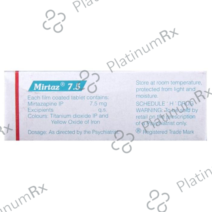 Mirtaz 7.5 Tablet