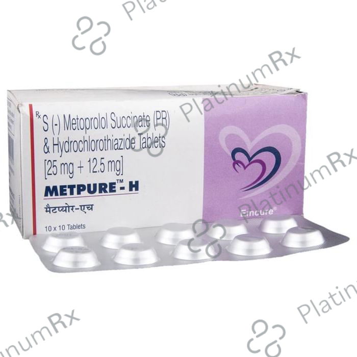 Metpure H 25/12.5mg Tablet 10s