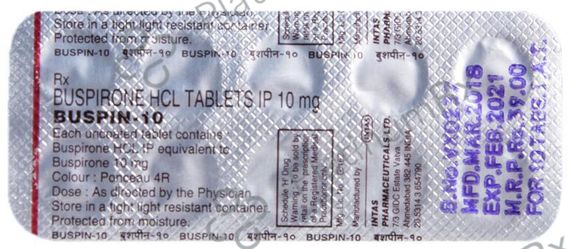 Buspin 10 Tablet