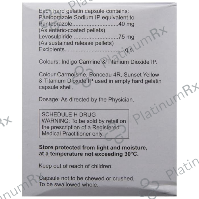 Pan L Capsule 75/40mg Capsule SR 10s