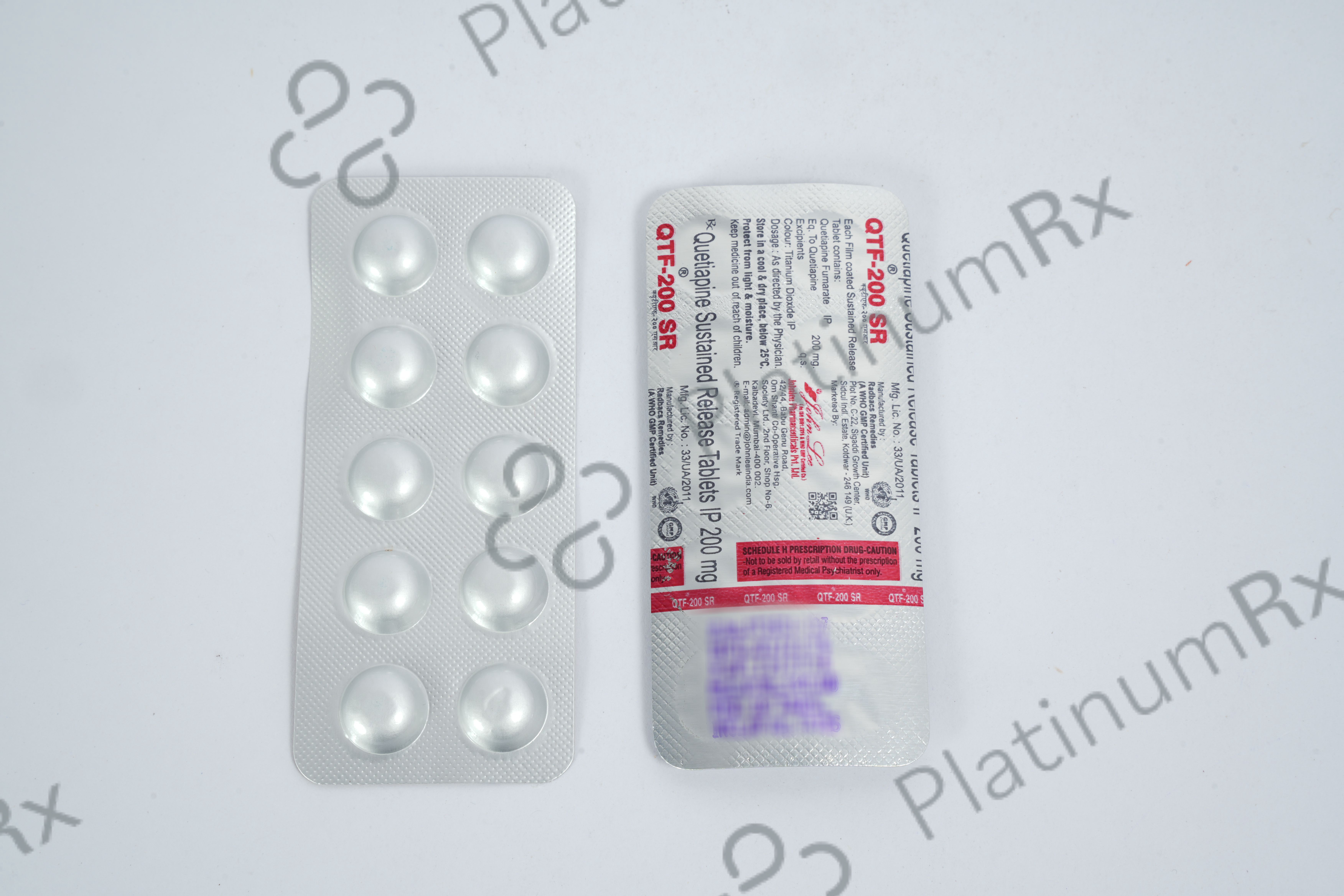 Qtf 200mg Tablet SR 10s