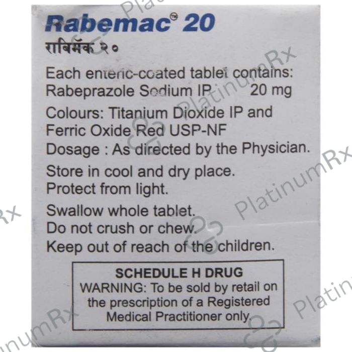 Rabemac 20mg Tablet 10s