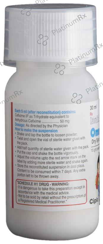 Omnix 50mg Dry Syrup 30ml