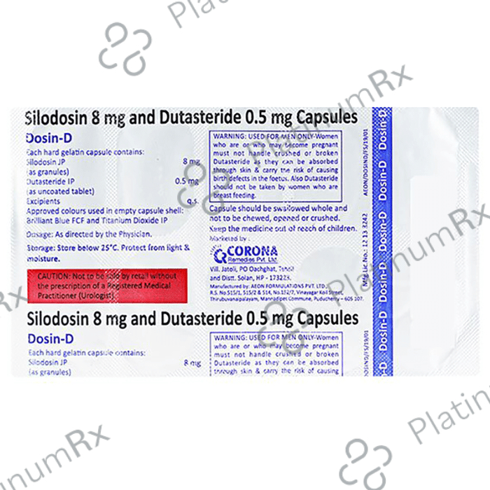 Dosin D 8/0.5mg Capsule 10s