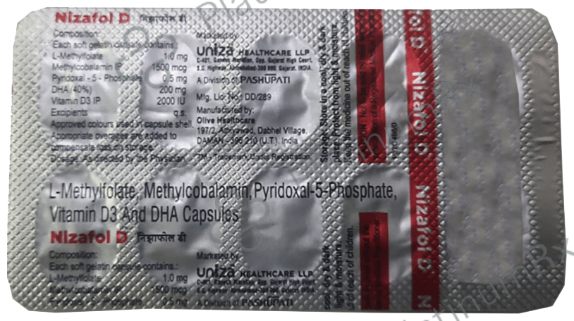 Nizafol D Soft Gelatin Capsule