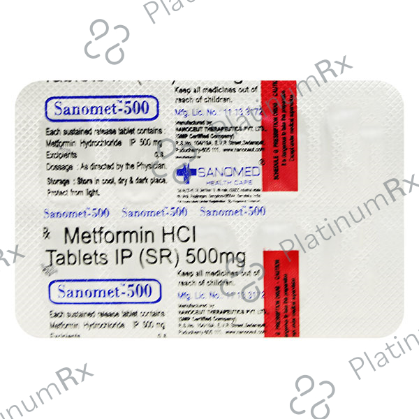 Sanomet 500mg Tablet 10s