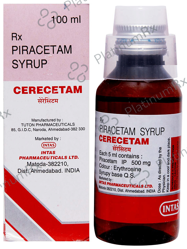 Cerecetam 500mg Syrup 100ml