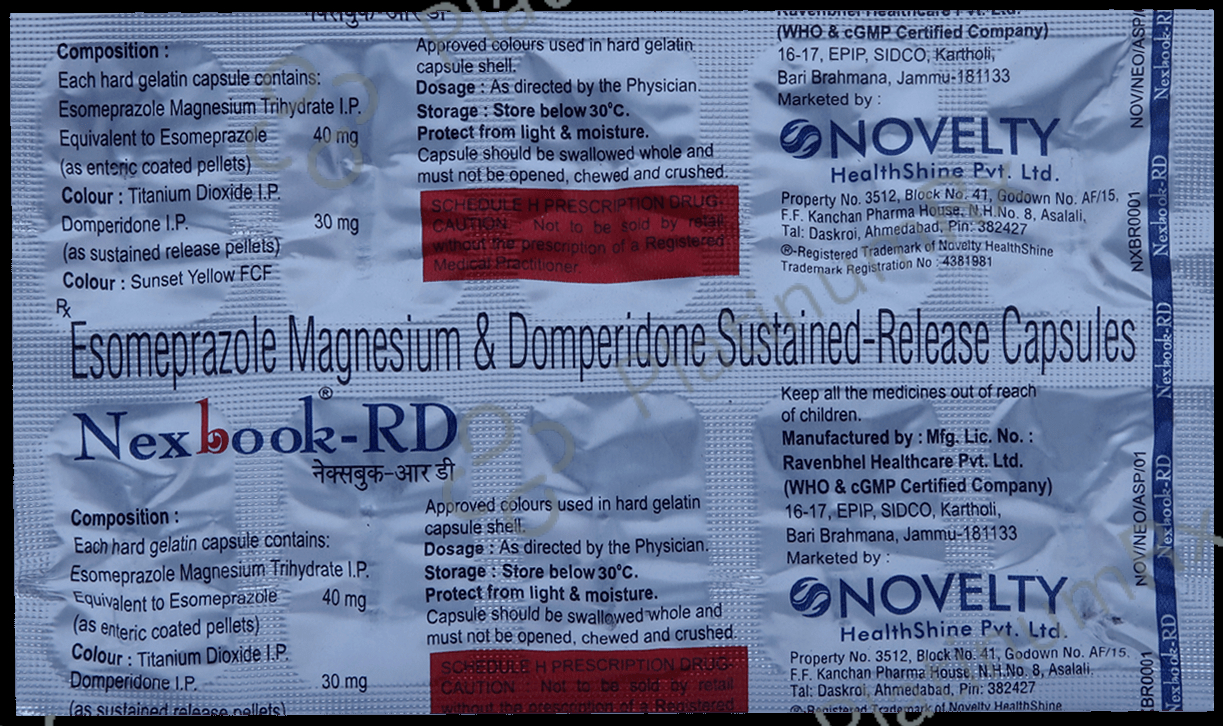 Nexbook RD 30mg/40mg Capsule