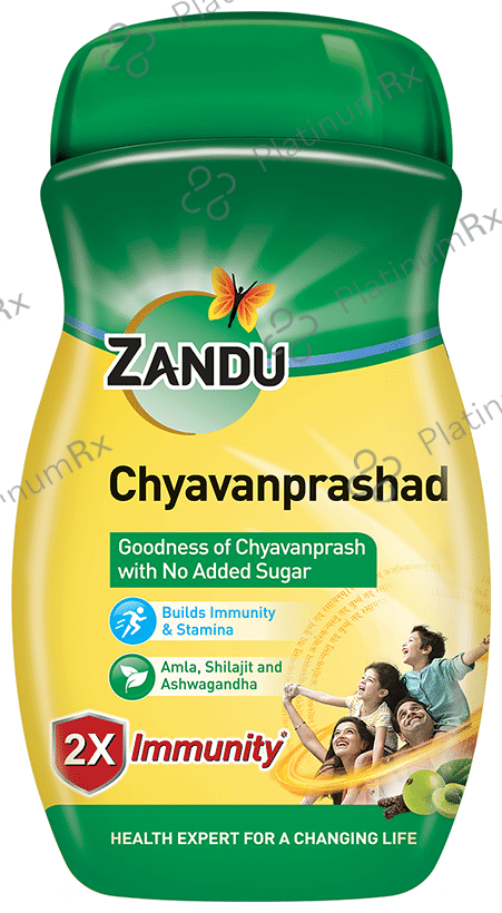 Zandu Chyavanprashad with Amla, Shilajit & Ashwagandha - For Immunity & Stamina - Sugar-Free 450 gm