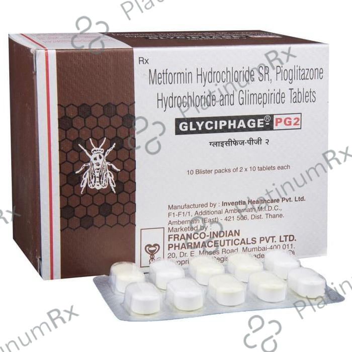 Glyciphage-PG2 Tablet SR 10 Tablet SR