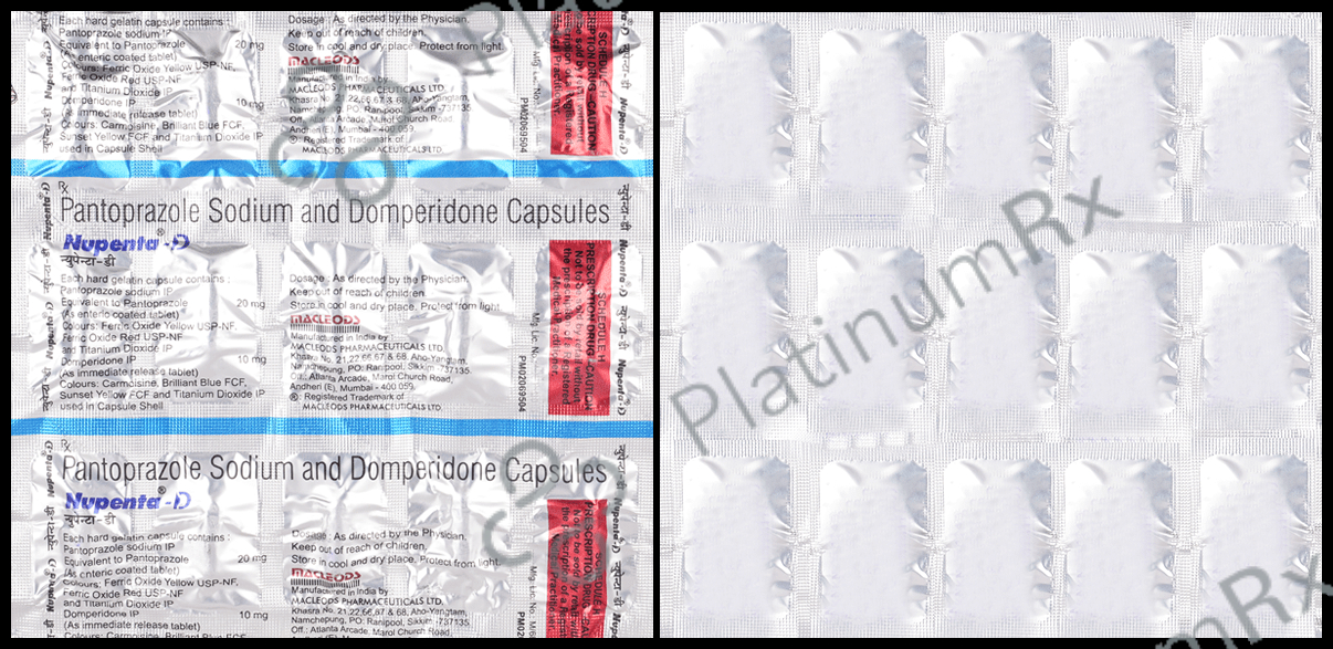 Nupenta D 10/20mg Capsule 15s