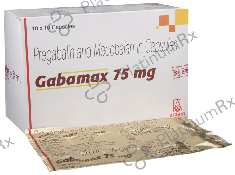 Gabamax 75mg Capsule