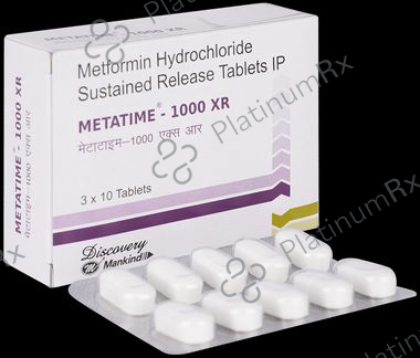 Metatime XR 1000mg Tablet 10s