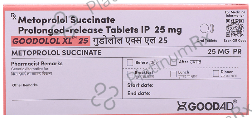 Goodolol XL 25 Tablet PR