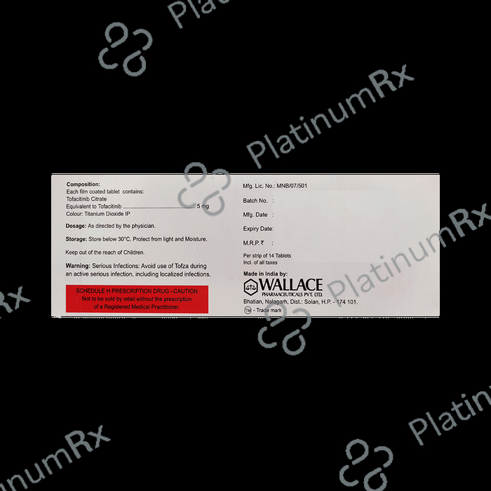 Tofza 5mg Tablet 14s
