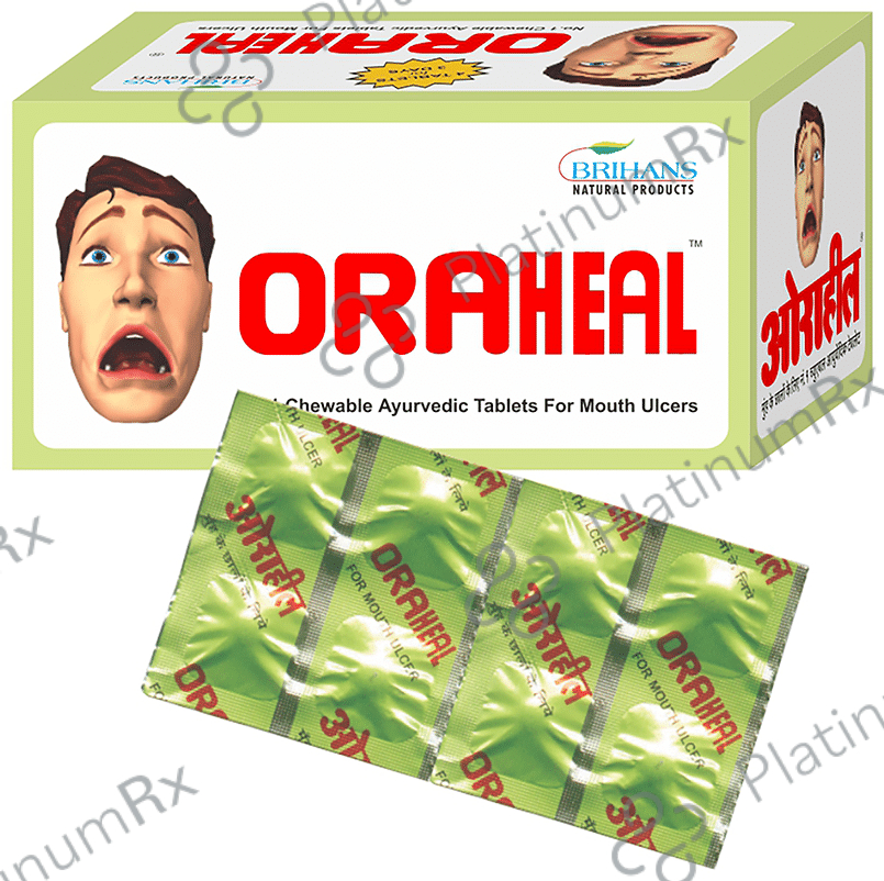 Oraheal Mouth Ulcer Chewable Tablet (8 Each)