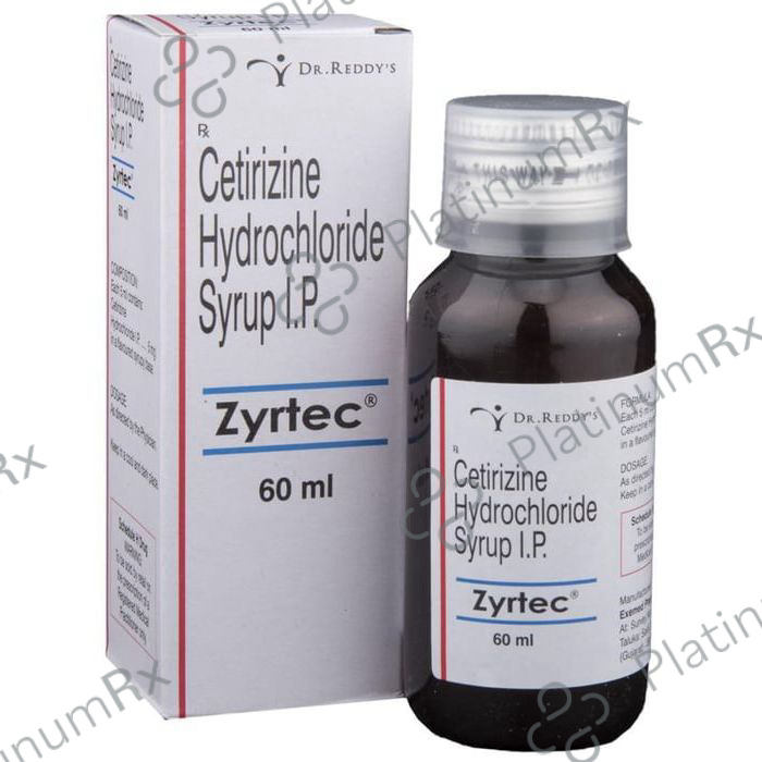 Zyrtec 5mg Syrup 60ml