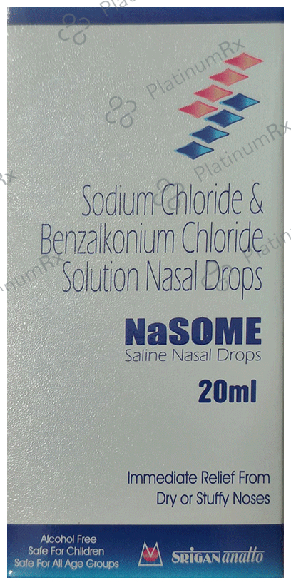 Nasome Saline Nasal Drops