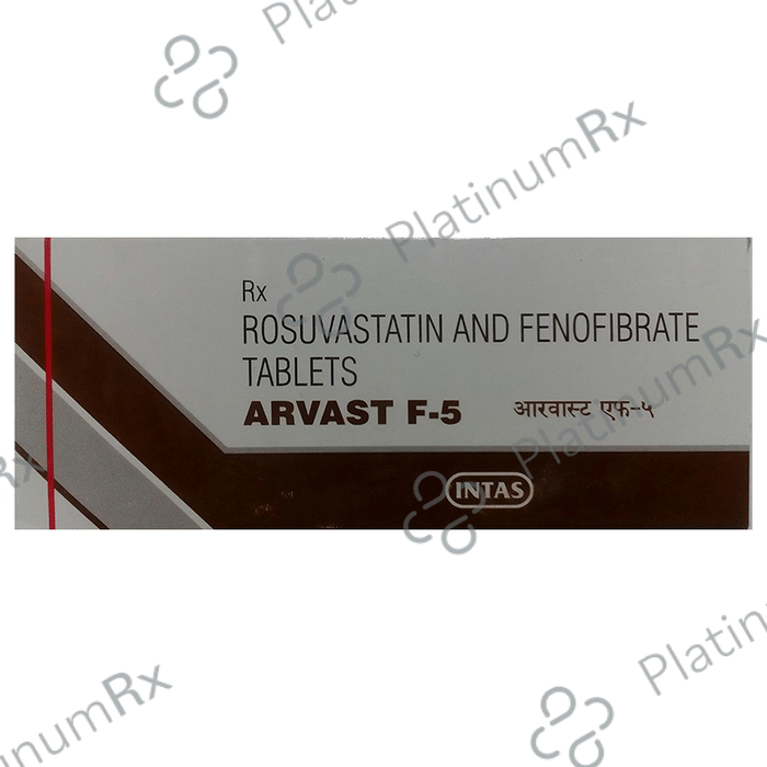 Arvast F 5/67mg Tablet 10s