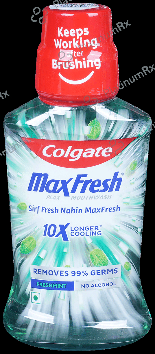 Colgate Fresh Mint MaxFresh Plax Antibacterial Mouth Wash 250ml