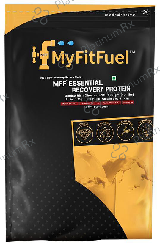 MyFitFuel Essential Recovery Protein Powder Double Rich Chocolate 500 gm