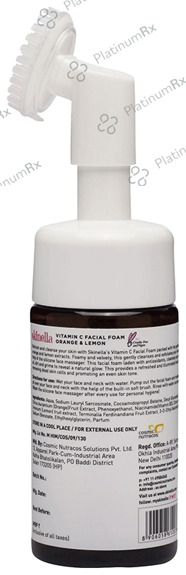 Skinella Vitamin C Facial Foam Orange & Lemon