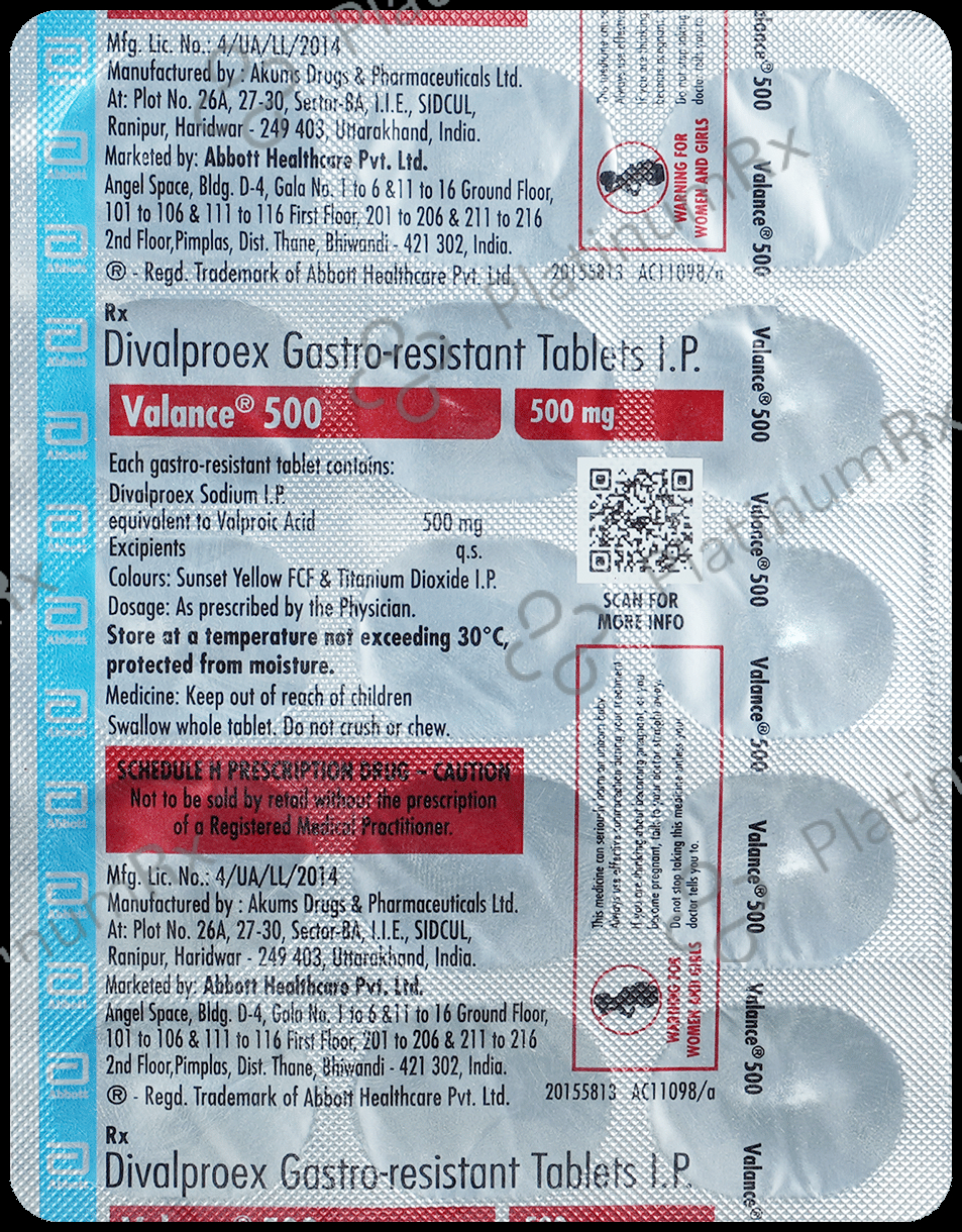 Valance 500 Tablet