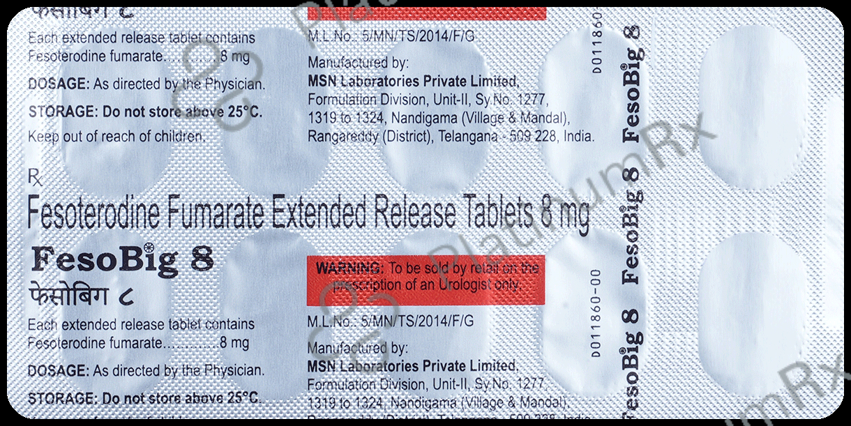 Fesobig 8mg Tablet ER 10s