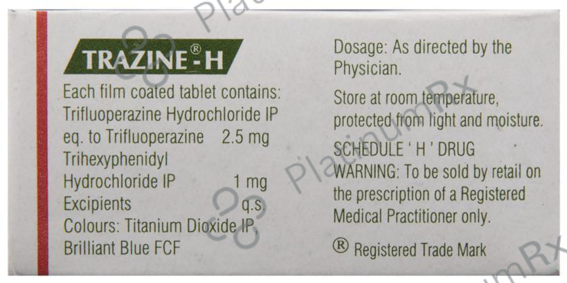 Trazine H 2.5/1mg Tablet 10s