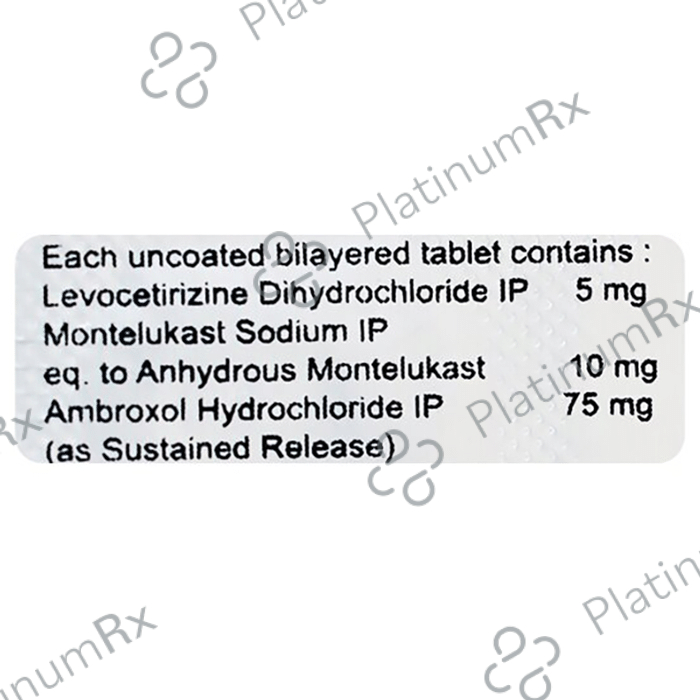 Montegress XL 75/5/10mg Tablet SR 10s