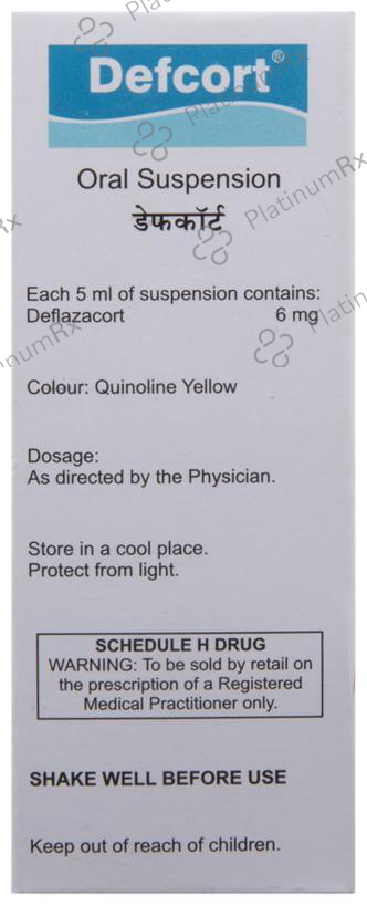 Defcort 6mg Oral Suspension 30ml