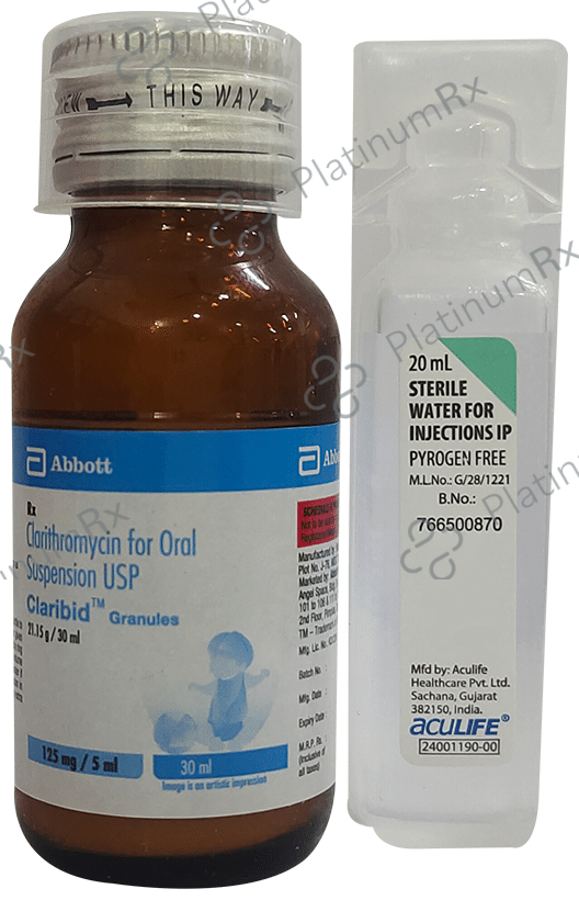 Claribid 125mg Oral Suspension 30ml