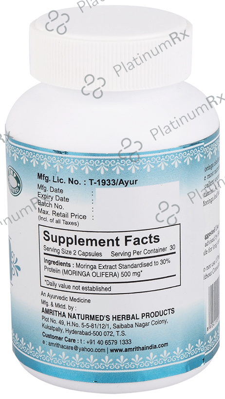 Naturmed's Moringa Protein 30% Capsule