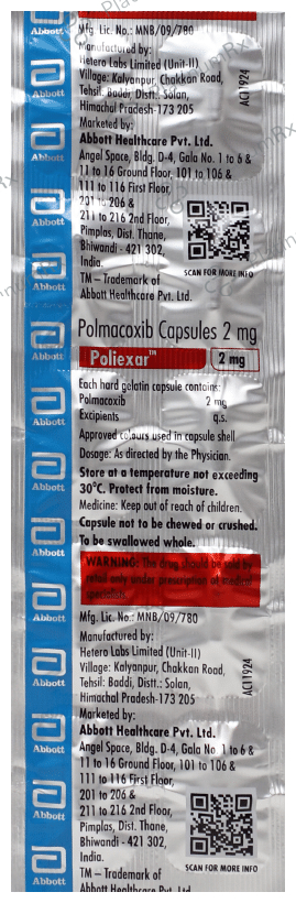 Poliexar 2mg Capsule 10s
