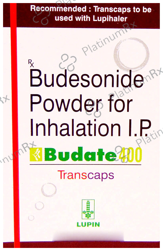 Budate 400mcg Transcaps 30s