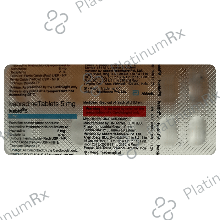 Ivabid 5mg Tablet 14s