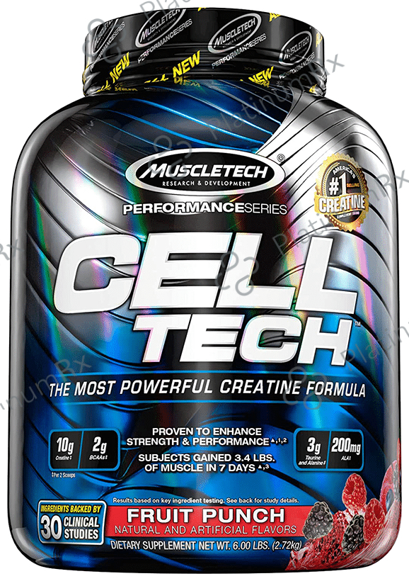 Muscletech Performance Series Cell Tech Creatine Formula Fruit Punch 6 lb