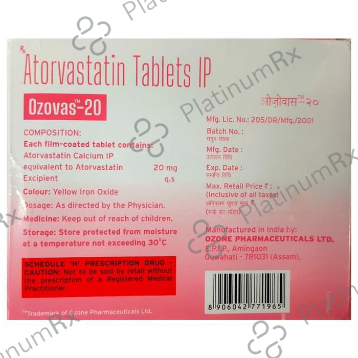 Ozovas 20 Tablet 10 Tablet
