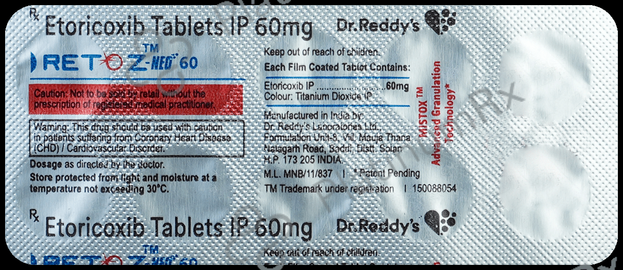 Retoz Neo 60mg Tablet 10s