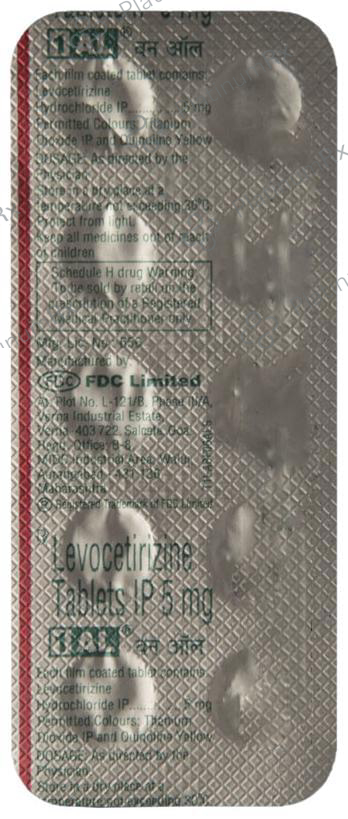 1 AL 5mg Tablet 10s