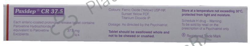 Paxidep CR 37.5mg Tablet 10s