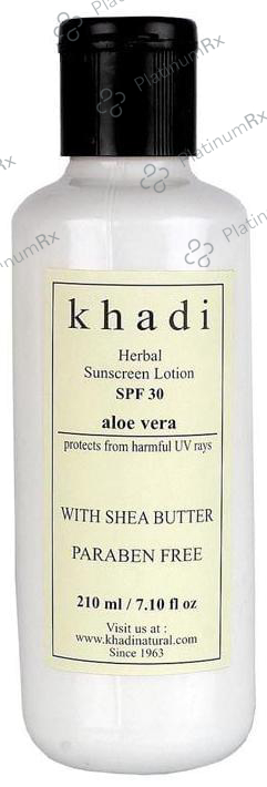 Khadi Herbal Sunscreen Lotion SPF 30