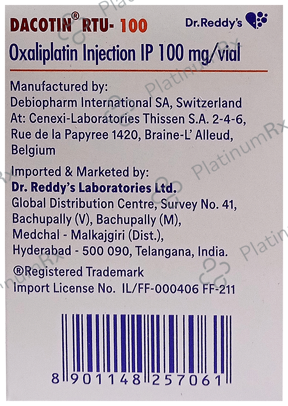 Dacotin RTU 100 Injection