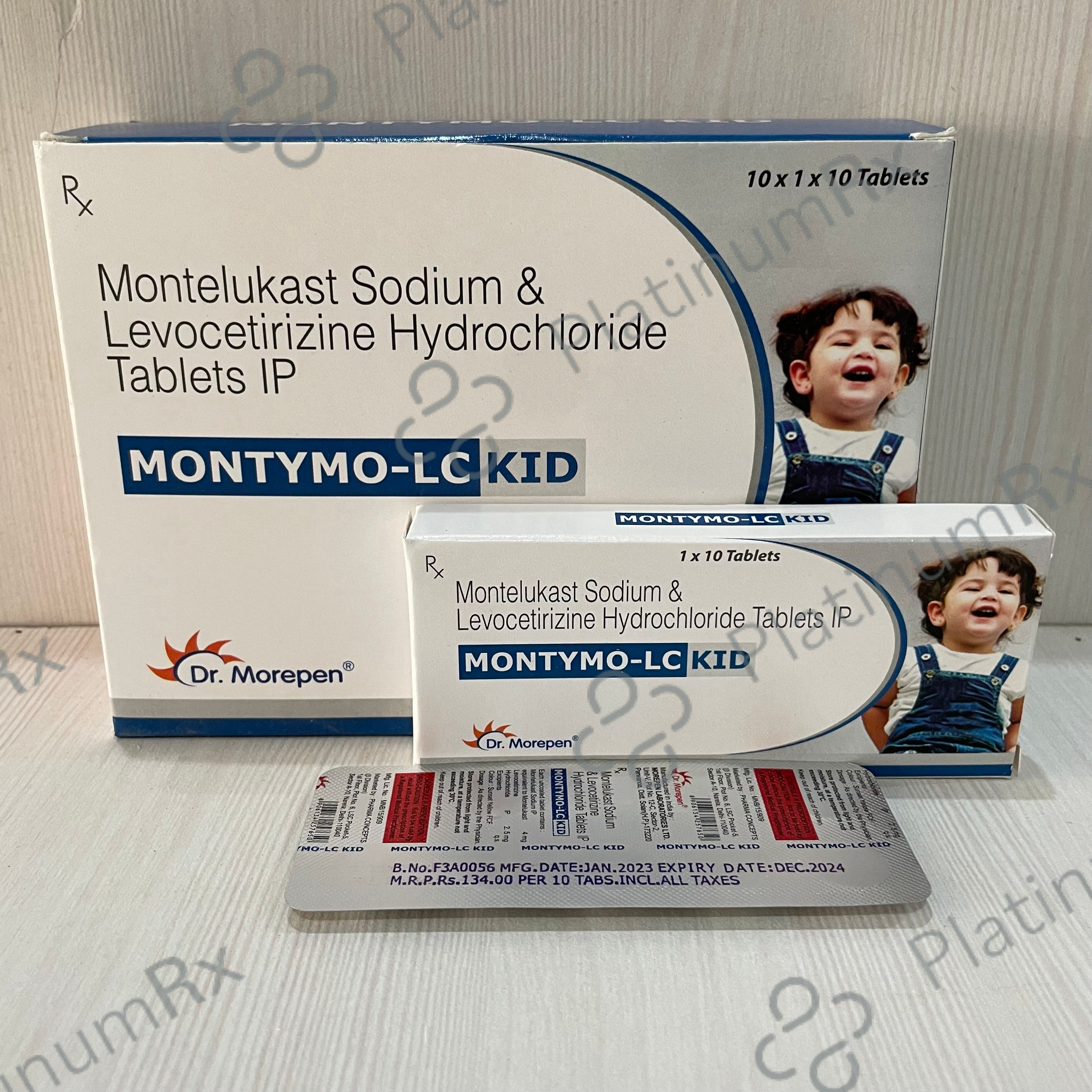 Montymo LC Kid 2.5mg/4mg Tablet 10s