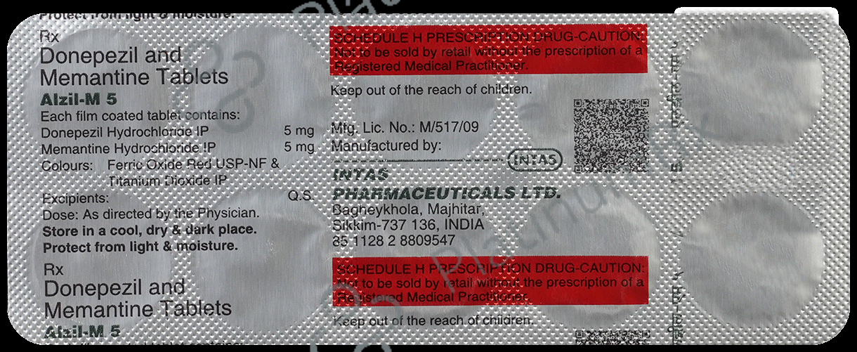 Alzil M 5/5mg Tablet 10s