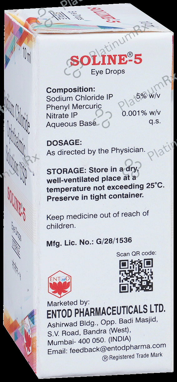 Soline 5% Eye Drop 10ml