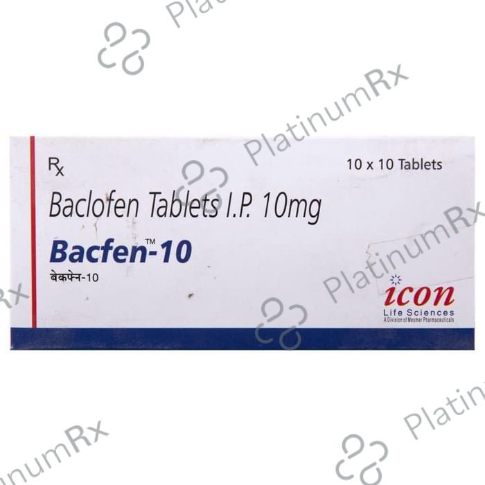 Bacfen 10mg Tablet 10s