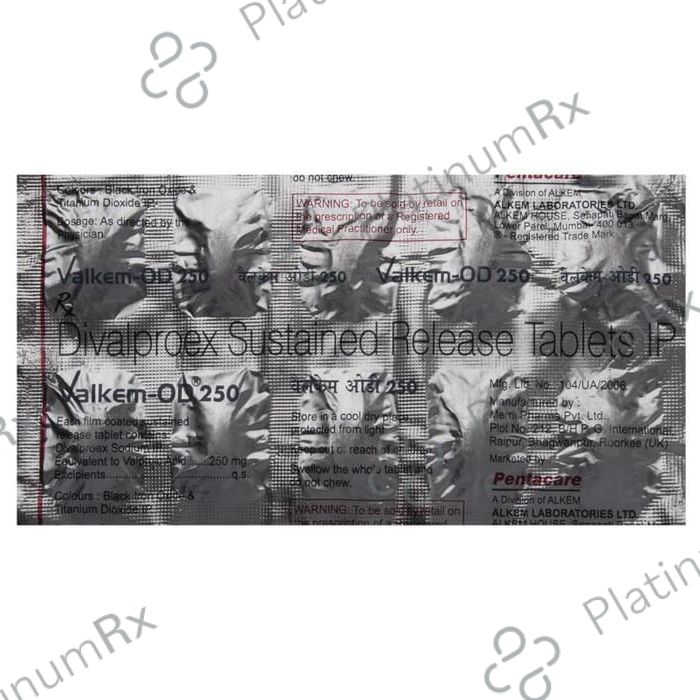 Valkem OD SR 250mg Tablet 10s