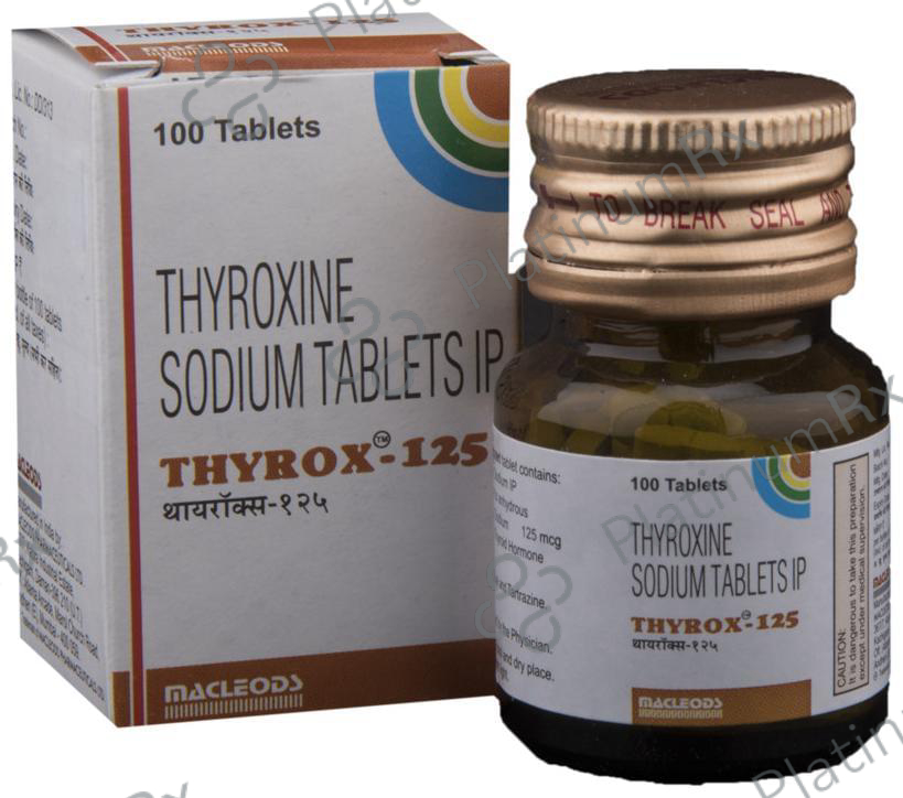 Thyrox 125 Tablet 100 tablets