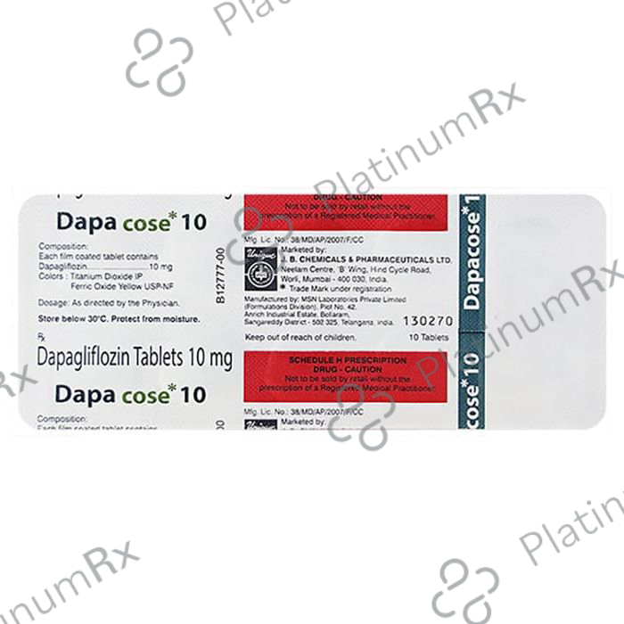 Dapacose 10mg Tablet 10s